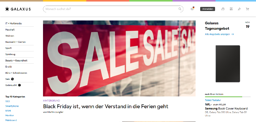 Bis zu 90 % Rabatt 1 Galaxus Gutscheincode